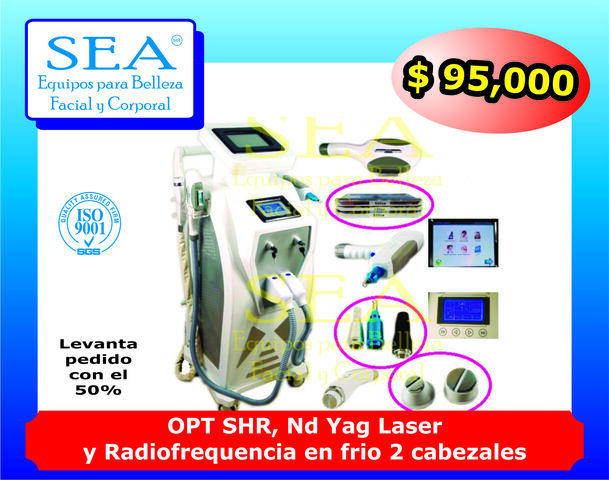 OPT SHR yag laser y radiofrequencia en frio