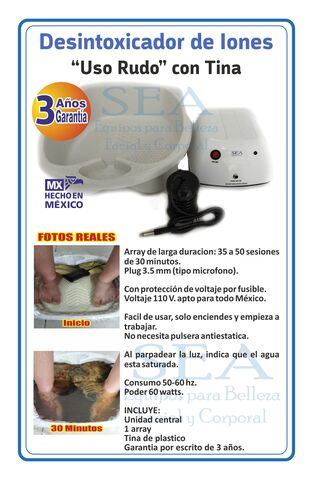 Desintoxicador Ionico uso rudo
