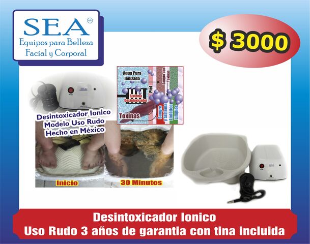 Desintoxicador Ionico uso rudo 3 años de garantia