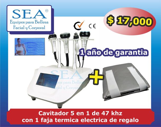 Cavitador 47 khz (reduce medio kilo por sesion)