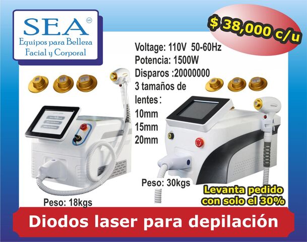 Diodos laser para depilacion