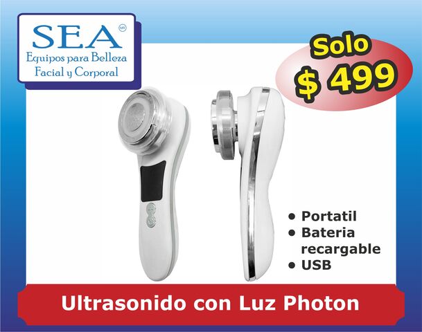 Ultrasonido con luz photon portatil