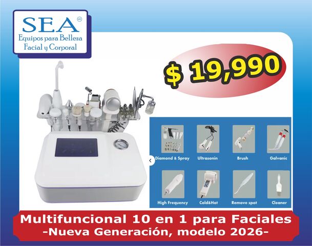 Microdermoabrasion y faciales 10 en 1